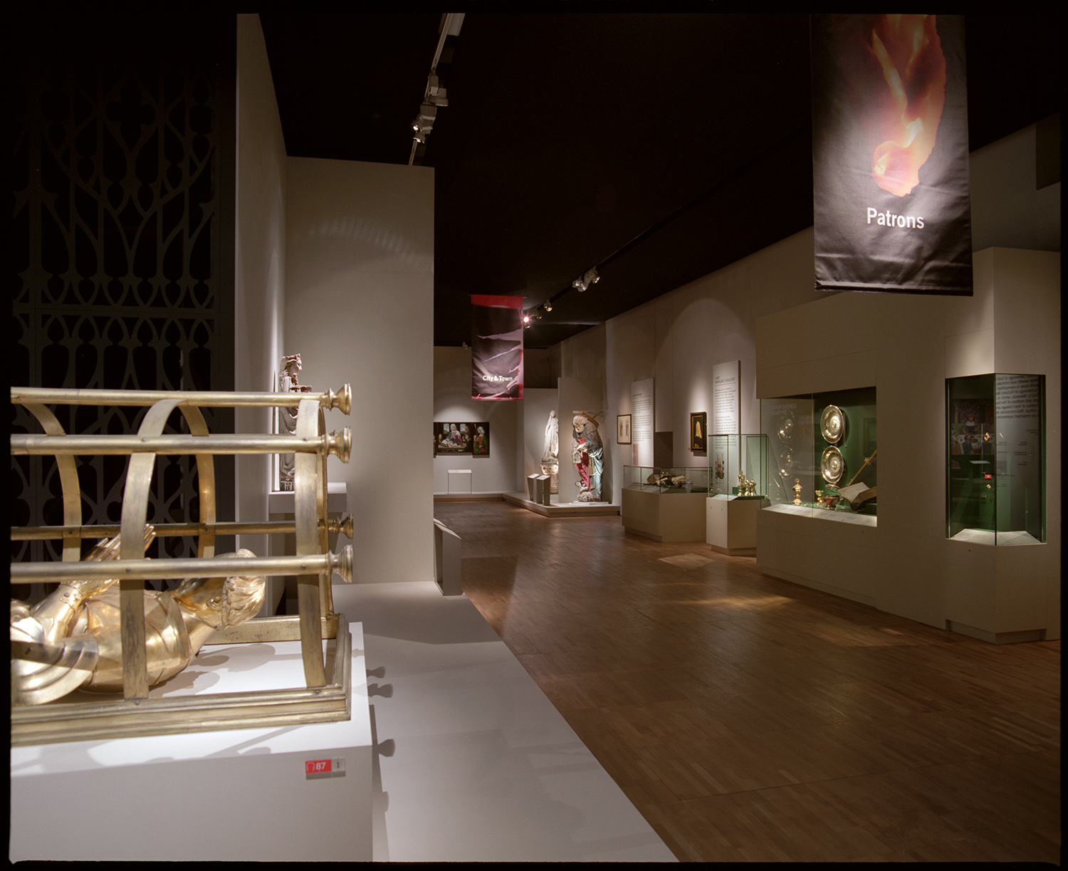 Gothic Art Installation - Victoria and Albert Museum trade exhibition