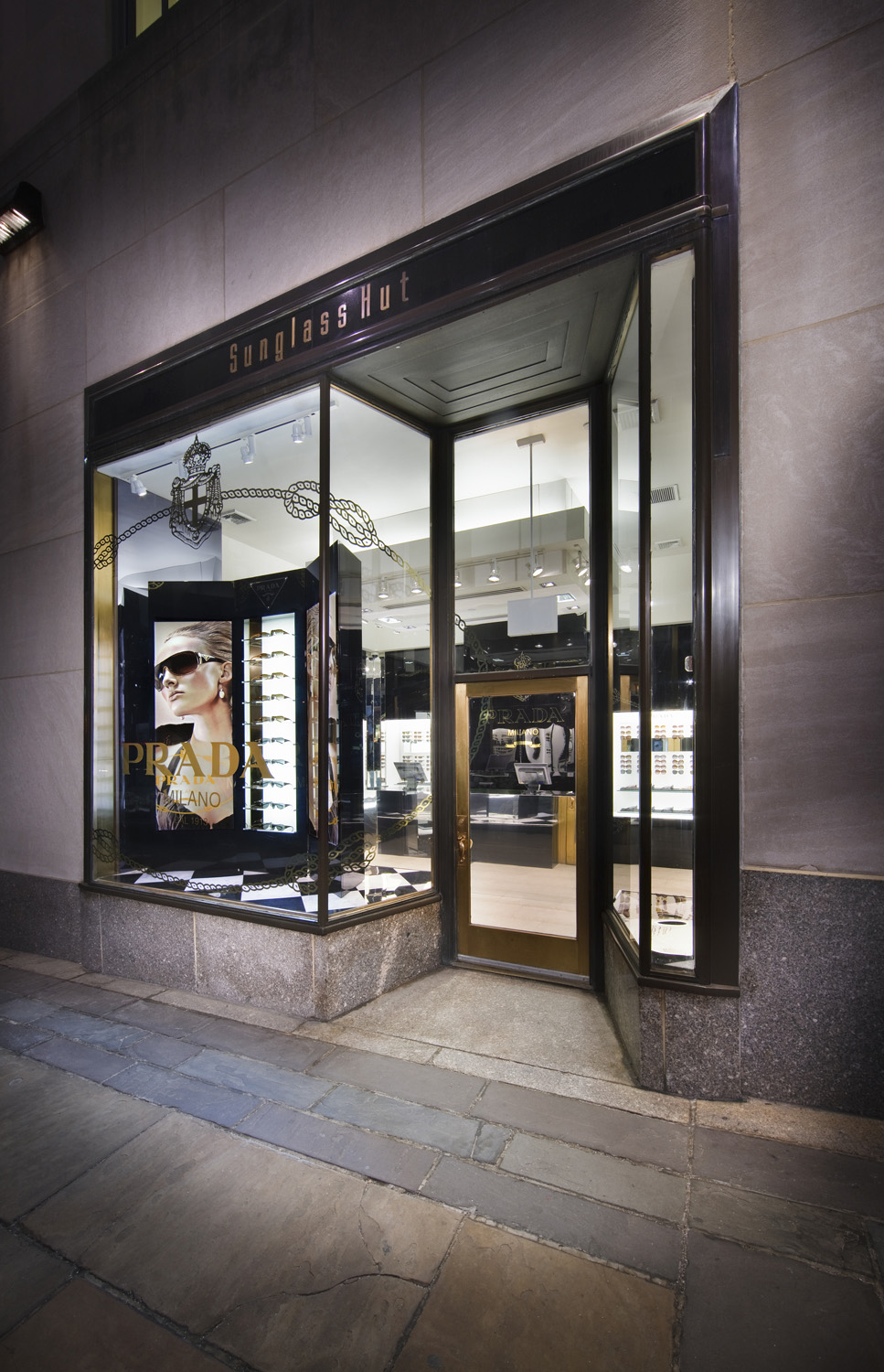 Prada exterior trade stand