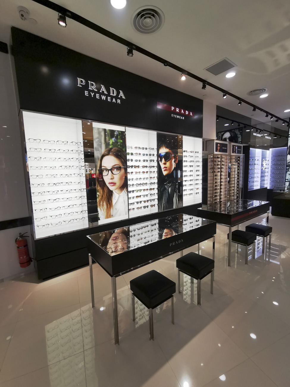 Luxottica trade booth