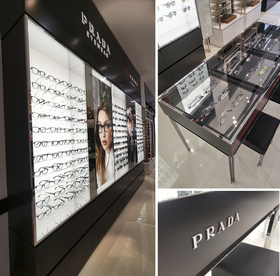 Luxottica trade booth