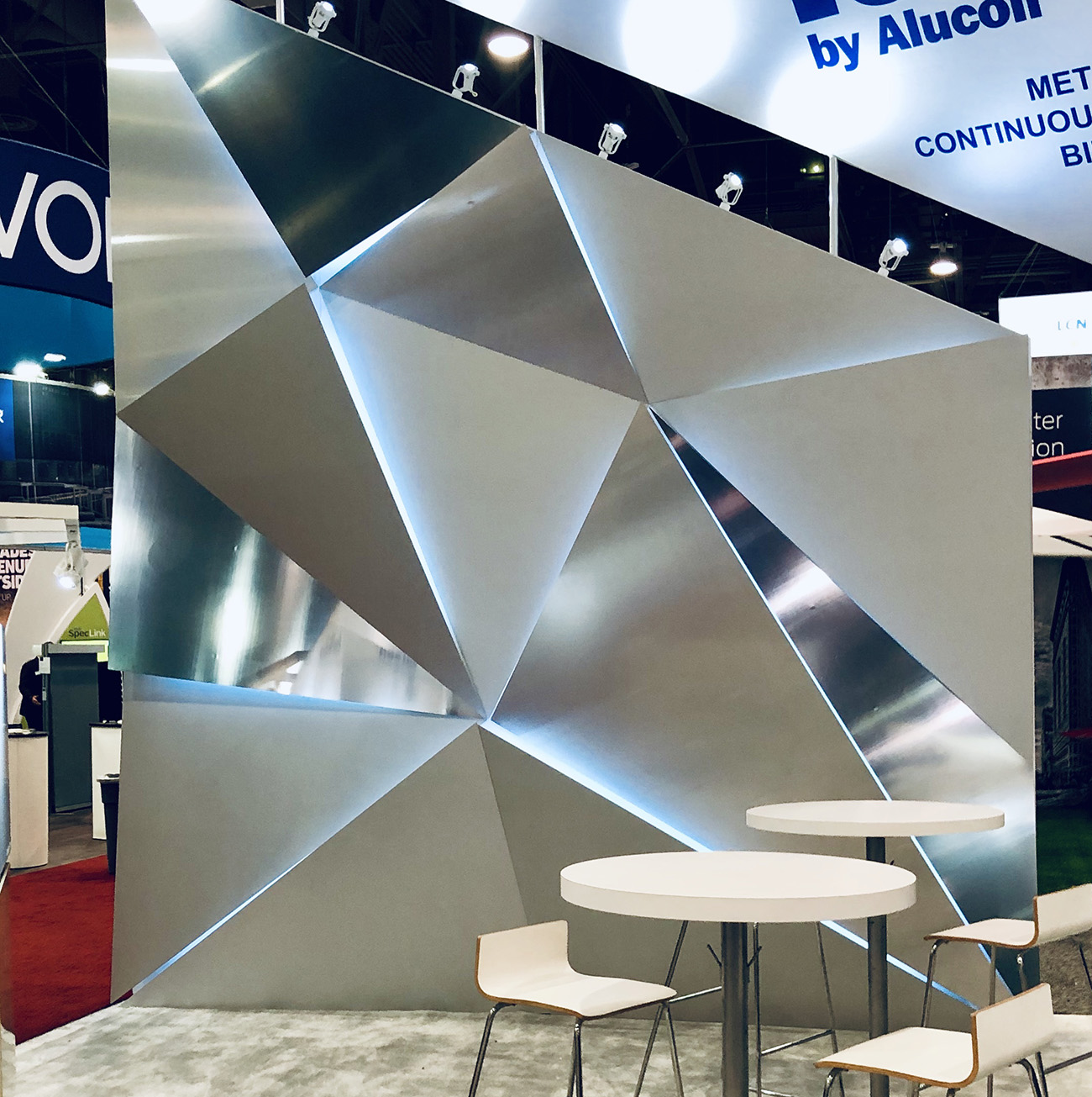 Alucoil Larson trade booth