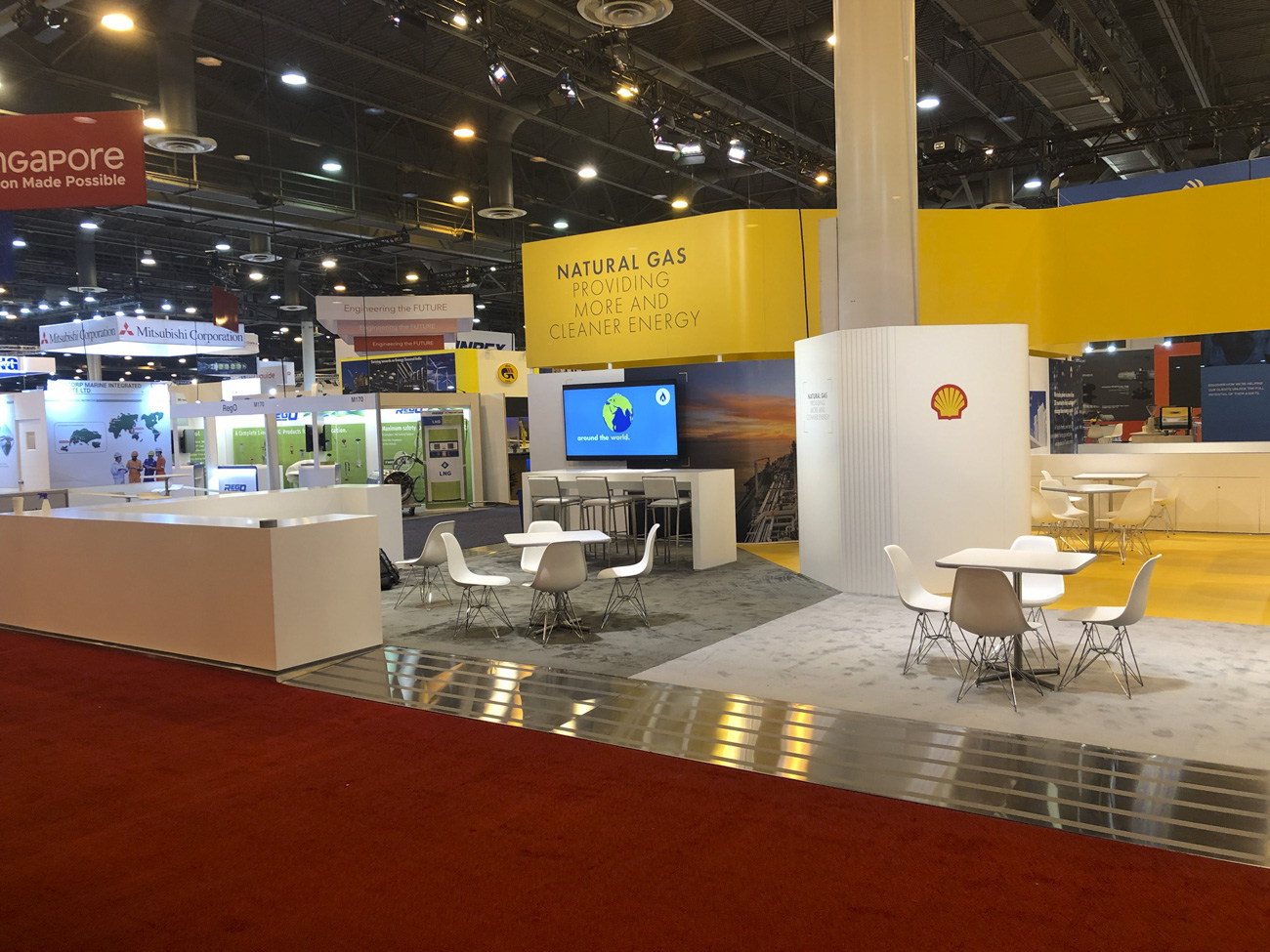 Shell trade stand