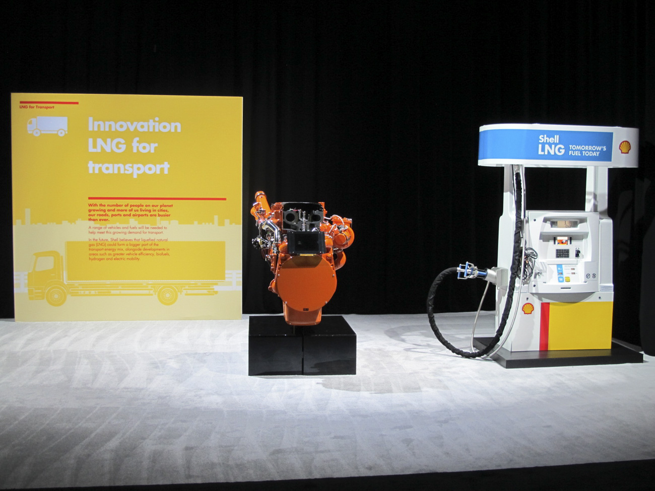 Shell trade booth