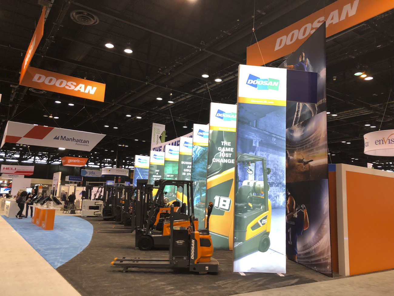 Doosan trade stand