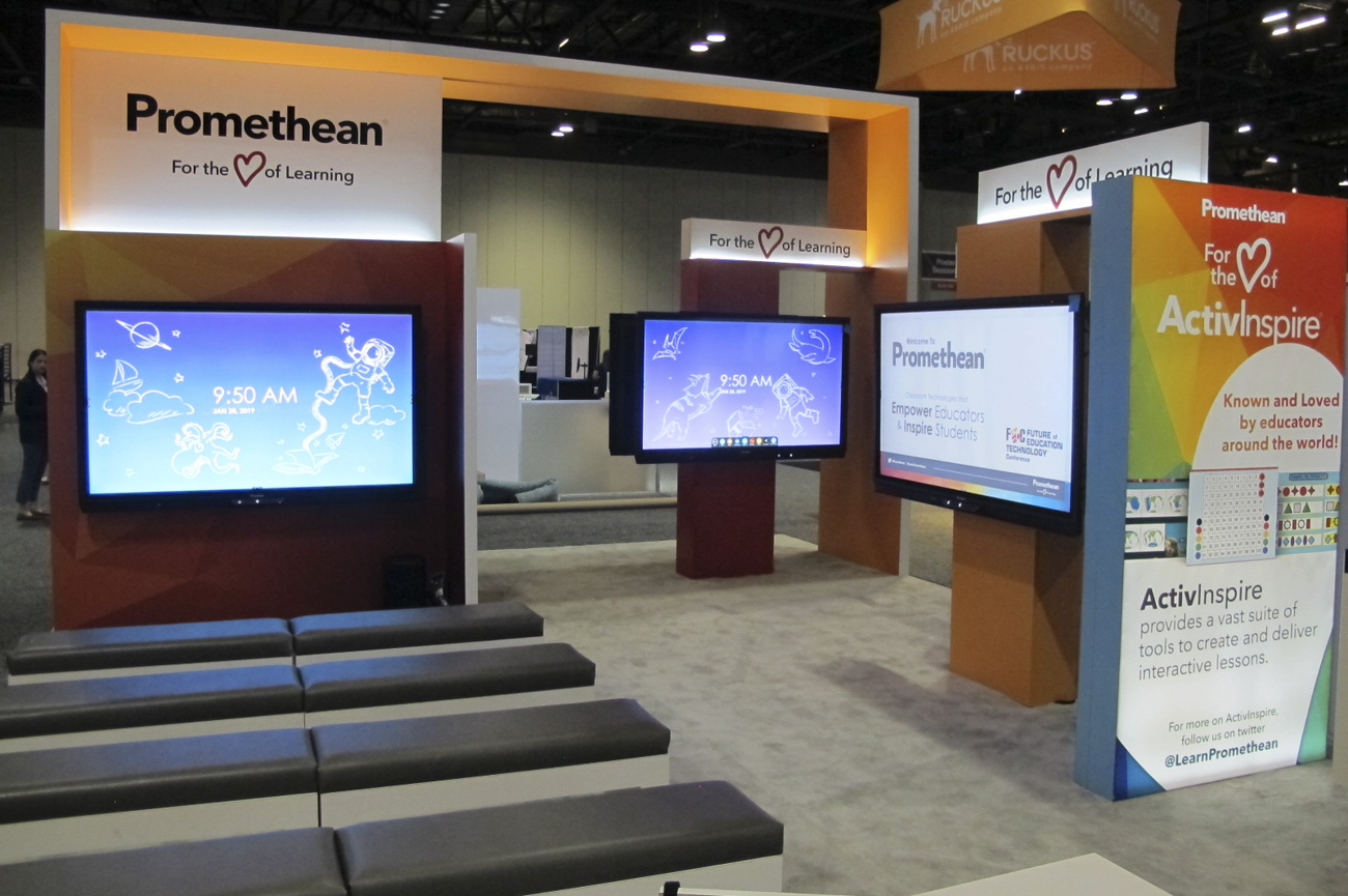 Experience Software Teaching - Promethean trade booth