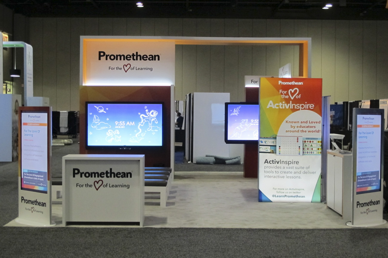 Experience Software Teaching - Promethean trade booth