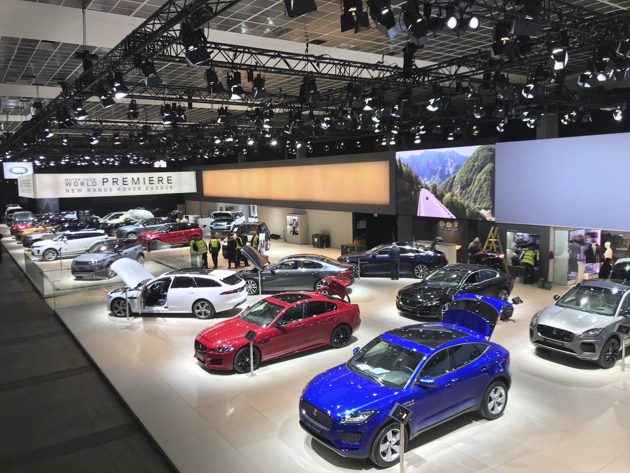 Jaguar Land Rover trade exhibition
