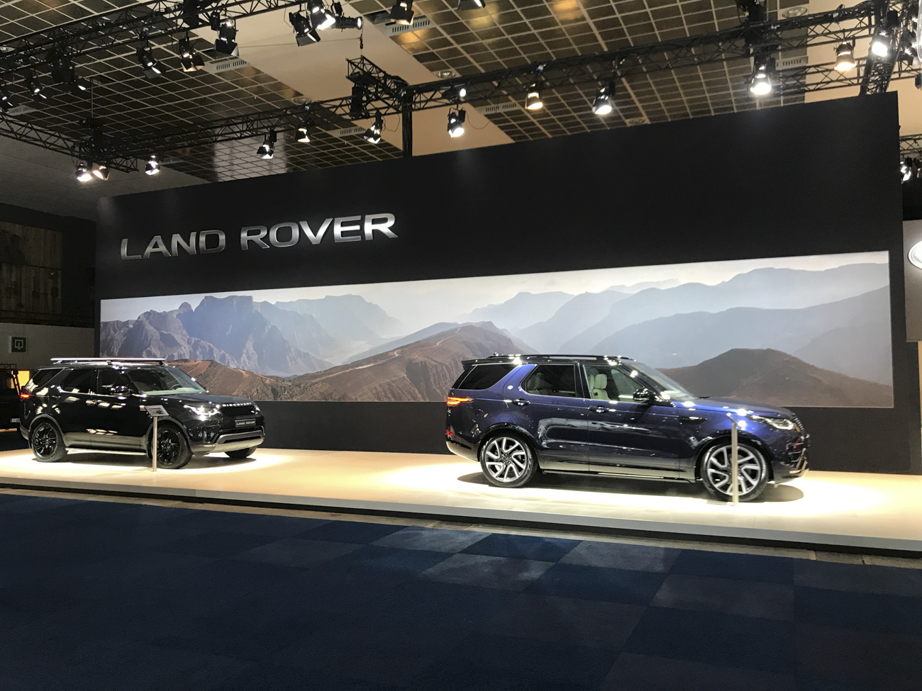 Jaguar Land Rover trade exhibition