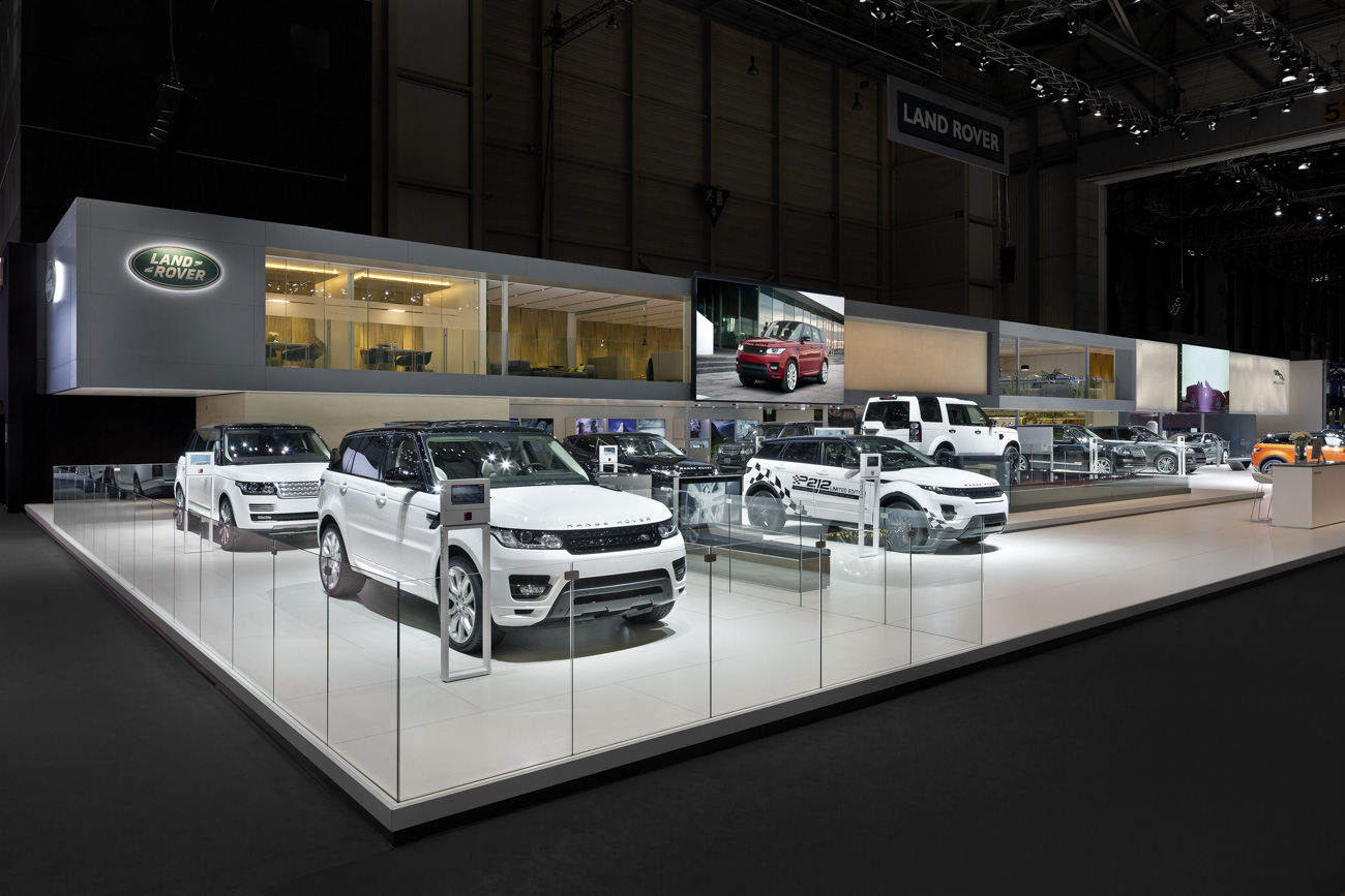 Jaguar Land Rover trade exhibition