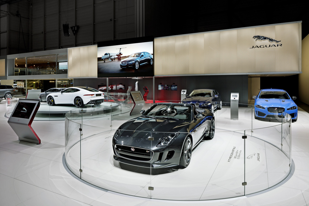Jaguar Land Rover trade exhibition