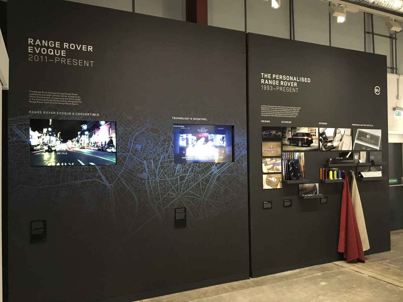 Story of an Icon - Jaguar Land Rover trade exhibition