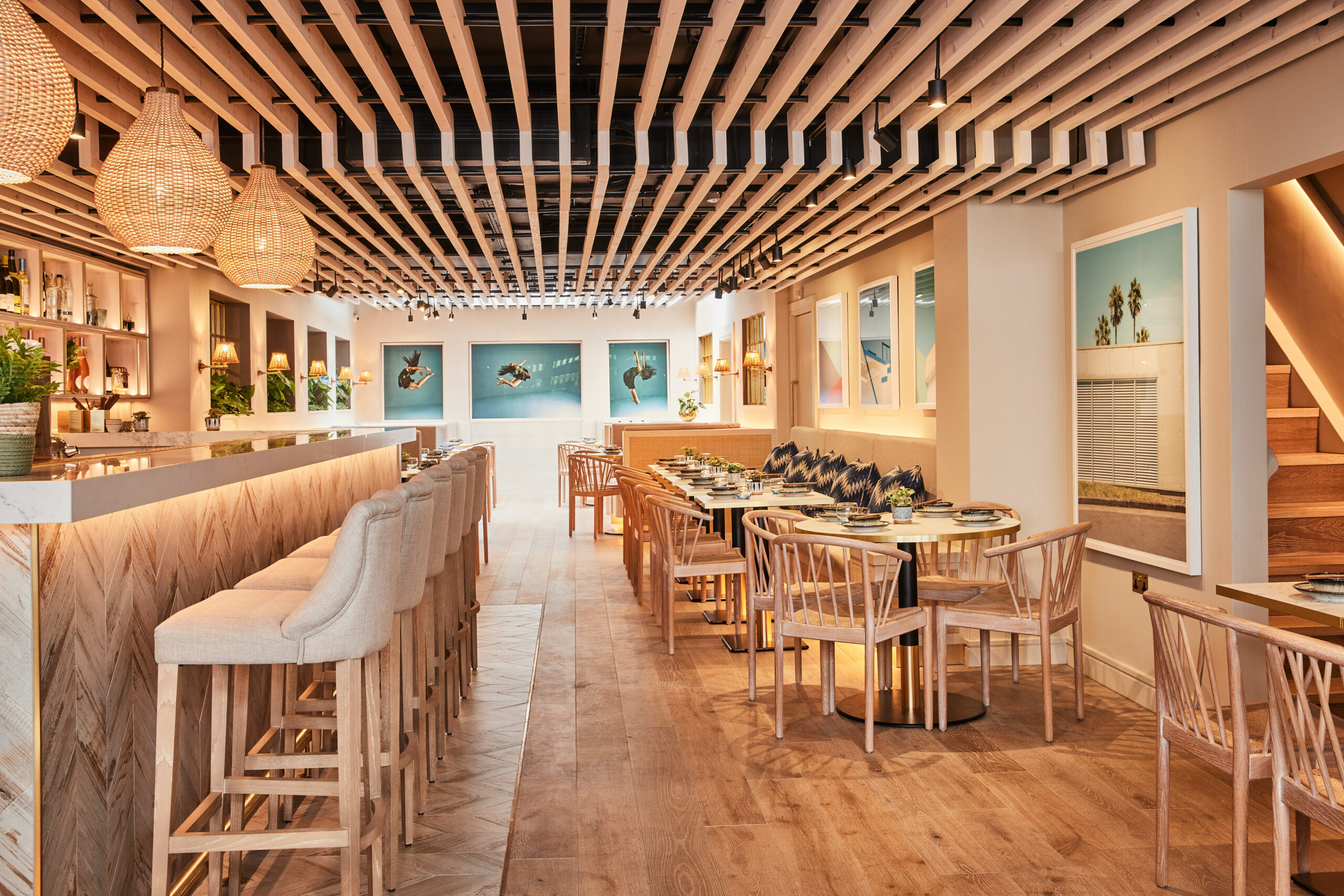 Beach-inspired dining in London