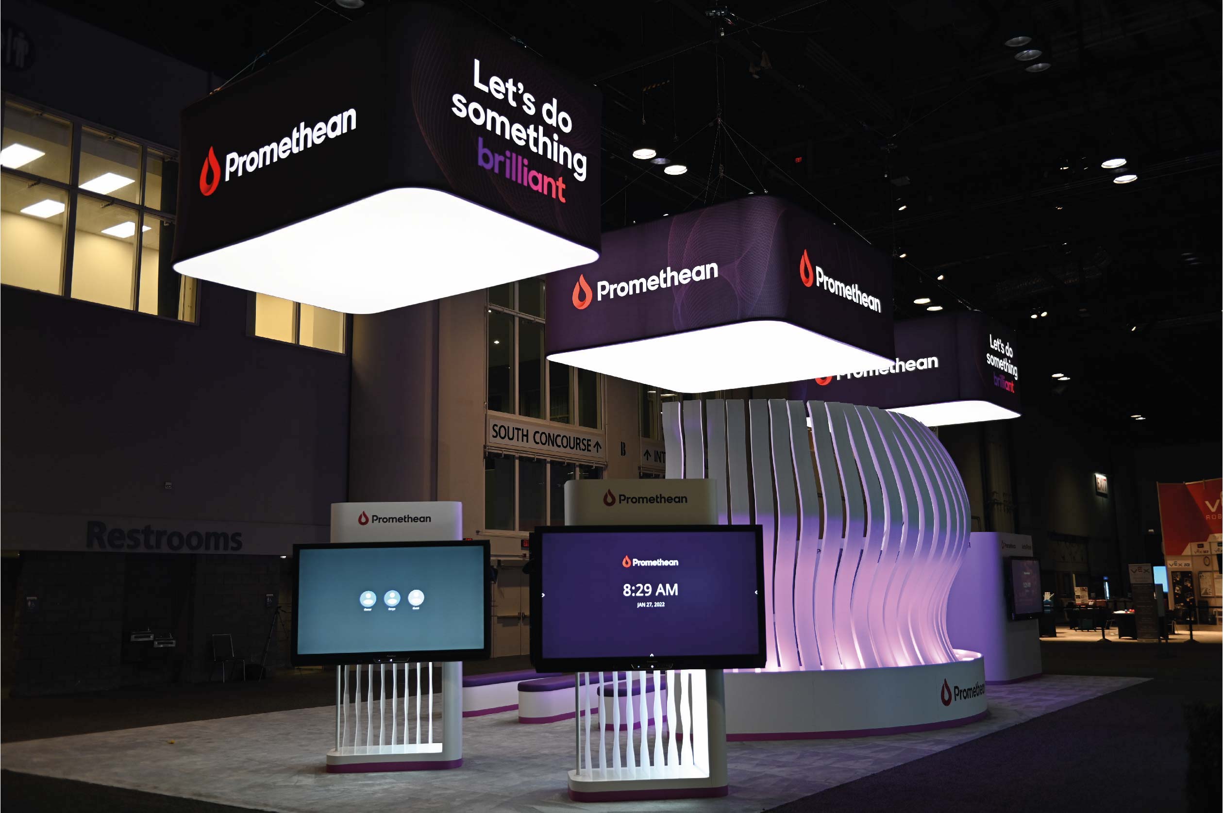 Promethean trade show exhibit