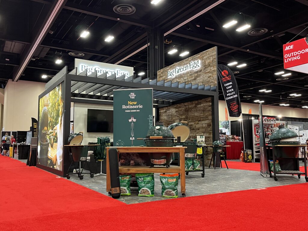 Big Green Egg Booth atACE Hardware2025